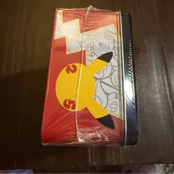 Pokémon Pikachu Collectible Tin 25th Anniversary Edition- Factory Sealed - Picture 5 of 9
